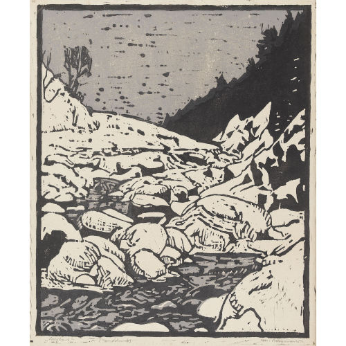 MAX BURGMEIER : 'Bergbach' (DOBIASCHOFSKY AUKTIONEN AG)