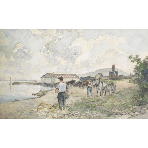 PAUL BOUVIER : 'Les Saars' (DOBIASCHOFSKY AUKTIONEN AG)