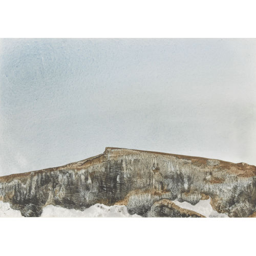 ALFRED GLAUS : Bergformation vor blauem Himmel (DOBIASCHOFSKY AUKTIONEN AG)