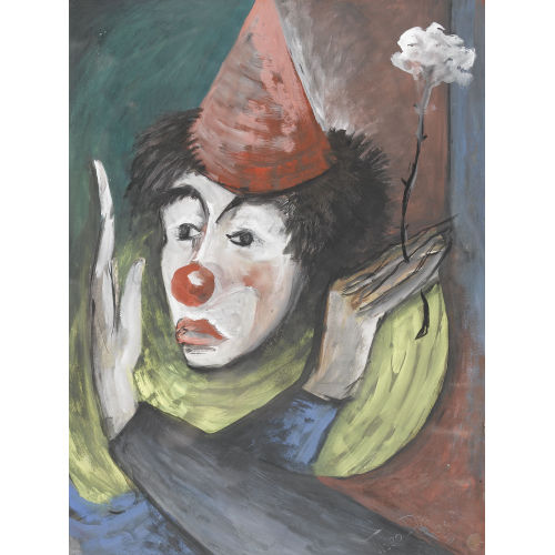 THEO DAAMEN : 'Clown � la fleur' (DOBIASCHOFSKY AUKTIONEN AG)