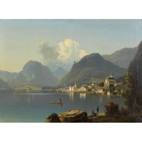 ADOLF CHWALA : Hallstatt im Salzkammergut (DOBIASCHOFSKY AUKTIONEN AG)