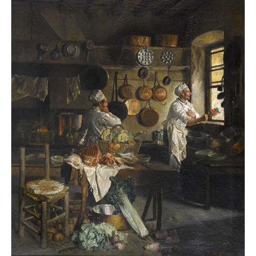 FRAN�OIS ADOLPHE GRISON : 'Le Cuisinier Galant' (DOBIASCHOFSKY AUKTIONEN AG)