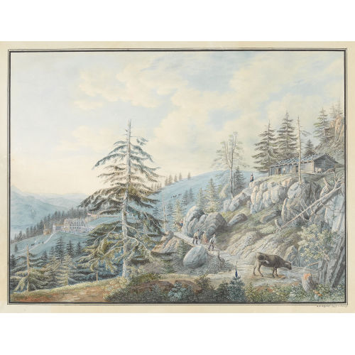 DAVID ALOIS SCHMID : Auf dem Weg von Rigi First nach Rigi Kaltbad (DOBIASCHOFSKY AUKTIONEN AG)