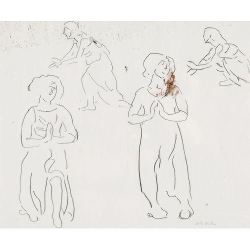 FERDINAND HODLER : Figurenstudie zu 'Blick in die Unendlichkeit' (DOBIASCHOFSKY AUKTIONEN AG)