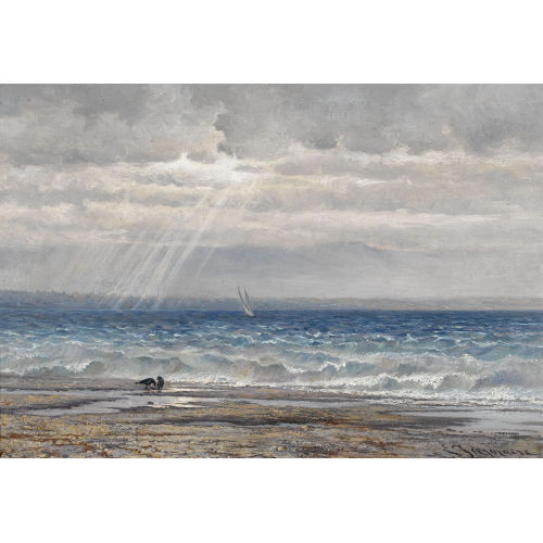 �DOUARD JEANMAIRE : 'La bise noir � Hermance' (DOBIASCHOFSKY AUKTIONEN AG)