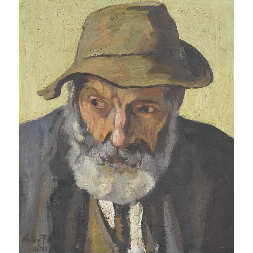ALBERT NYFELER : Portr�t eines alten Bauern (DOBIASCHOFSKY AUKTIONEN AG)
