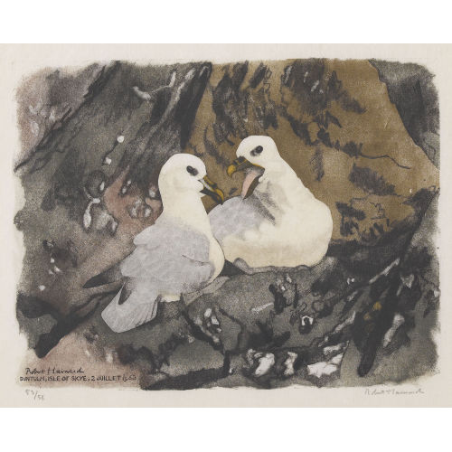 ROBERT HAINARD : 'Couple de fulmars' (DOBIASCHOFSKY AUKTIONEN AG)