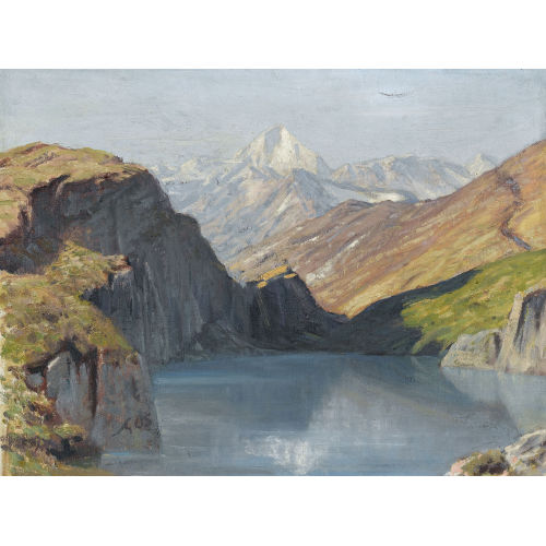 ALBERT HENRY JOHN GOS : 'Riffelsee' (DOBIASCHOFSKY AUKTIONEN AG)