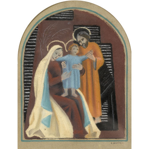 GINO SEVERINI : Die Heilige Familie (DOBIASCHOFSKY AUKTIONEN AG)