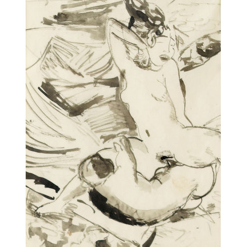 MAURICE BARRAUD : Erotische Szene (DOBIASCHOFSKY AUKTIONEN AG)
