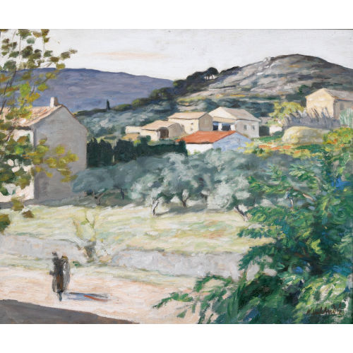 ALBERT ANDR� : 'Maisons et collines � Laudun' (DOBIASCHOFSKY AUKTIONEN AG)