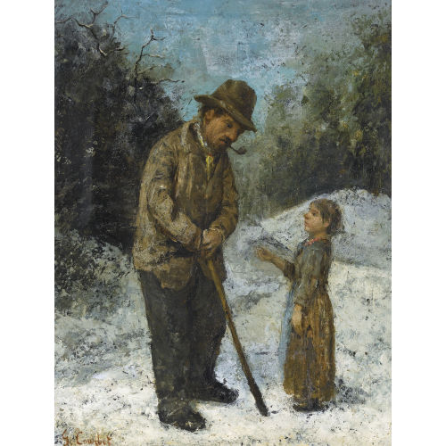 CHERUBINO PATA : 'La mendiante et le paysan' (DOBIASCHOFSKY AUKTIONEN AG)
