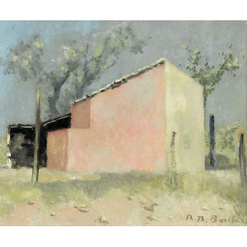 RODOLPHE TH�OPHILE BOSSHARD : 'Cabane rose' (DOBIASCHOFSKY AUKTIONEN AG)