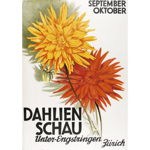 OTTO BAUMBERGER : 'Dahlien Schau' (DOBIASCHOFSKY AUKTIONEN AG)