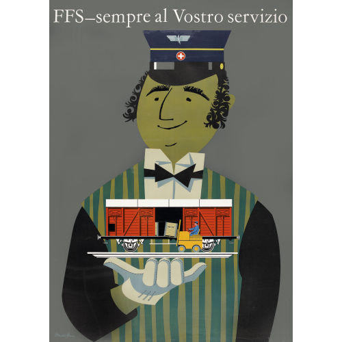 DONALD BRUN : 'FFS - sempre al vostro servizio' (DOBIASCHOFSKY AUKTIONEN AG)