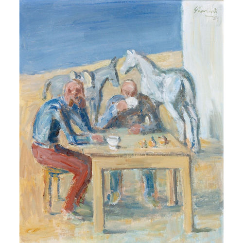 WILHELM GIMMI : 'Don Quichotte et Sancho' (DOBIASCHOFSKY AUKTIONEN AG)