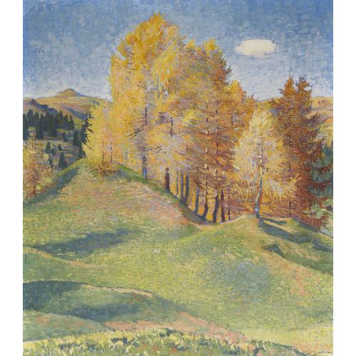 EDUARD STIEFEL : Grosse Herbstlandschaft (DOBIASCHOFSKY AUKTIONEN AG)
