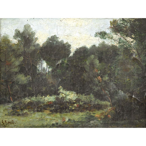 AM�D�E BAUDIT : Landschaftspartie mit Waldlichtung (DOBIASCHOFSKY AUKTIONEN AG)