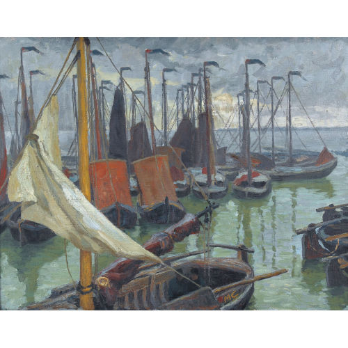 MARTHA CUNZ : 'Holl�ndischer Fischerhafen' (DOBIASCHOFSKY AUKTIONEN AG)