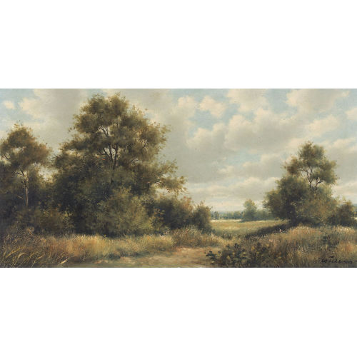 WALTER) FELBRA (EIGTL. FELLER-BRAND : Lichte Auenlandschaft (DOBIASCHOFSKY AUKTIONEN AG)