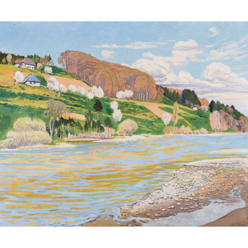 ADOLF TI�CHE : 'Fr�hling an der Aare' (DOBIASCHOFSKY AUKTIONEN AG)