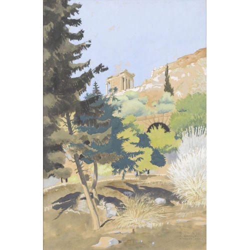 ROGER TOURTE : Die Akropolis von Athen (DOBIASCHOFSKY AUKTIONEN AG)