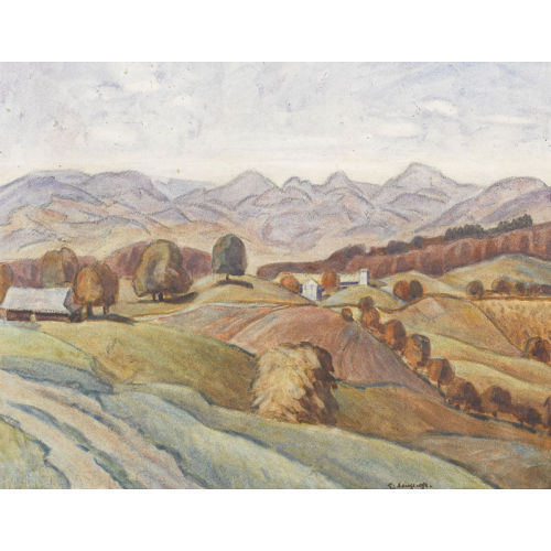 EUGEN HENZIROSS : Herbstliche Landschaft (DOBIASCHOFSKY AUKTIONEN AG)
