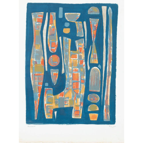 ALFRED MANESSIER : Figuren (DOBIASCHOFSKY AUKTIONEN AG)