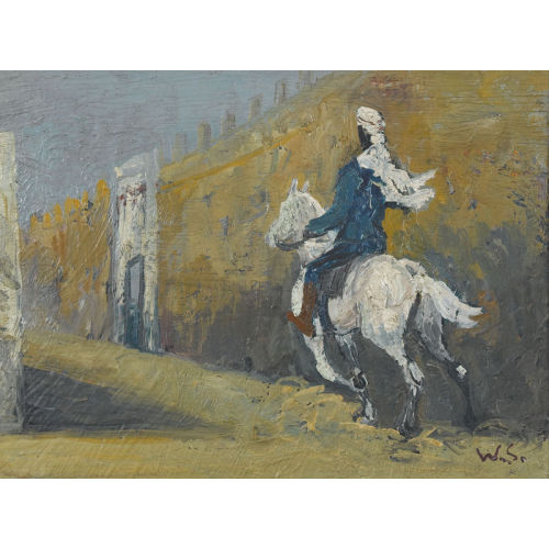 WALTER SCHNEIDER : Reiter in Kairouan (DOBIASCHOFSKY AUKTIONEN AG)