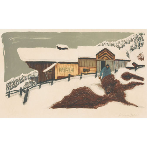 FRED STAUFFER : Winterarbeit (DOBIASCHOFSKY AUKTIONEN AG)
