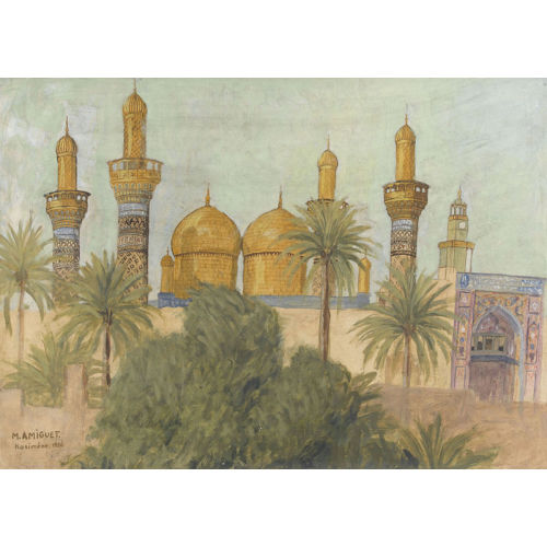 MARCEL AMIGUET : Die Moschee al-Kazimiyyas in Bagdad (DOBIASCHOFSKY AUKTIONEN AG)