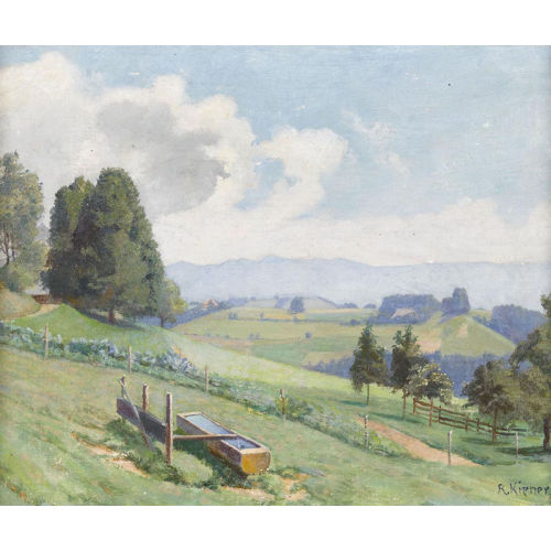 ROBERT KIENER : 'Landschaft aus dem Emmental' (DOBIASCHOFSKY AUKTIONEN AG)
