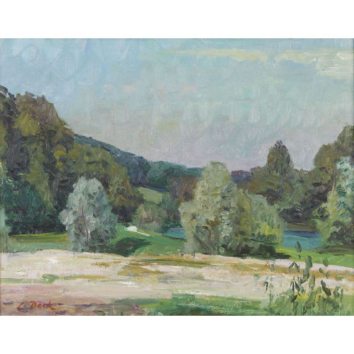 LEO DECK : Sommerlandschaft (DOBIASCHOFSKY AUKTIONEN AG)