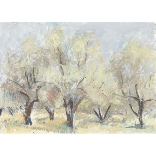 WALTER EMIL M�LLER : Sommerliche Landschaft mit B�umen (DOBIASCHOFSKY AUKTIONEN AG)