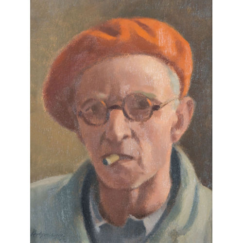 ADOLF HOLZMANN : 'Selbstbildnis' (DOBIASCHOFSKY AUKTIONEN AG)