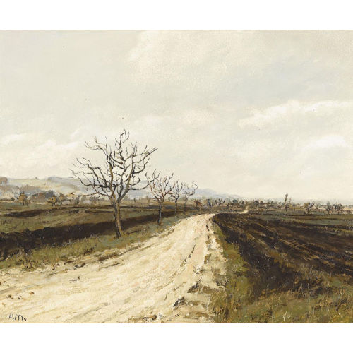 RUDOLF M�LLER : Herbstlicher Feldweg (DOBIASCHOFSKY AUKTIONEN AG)