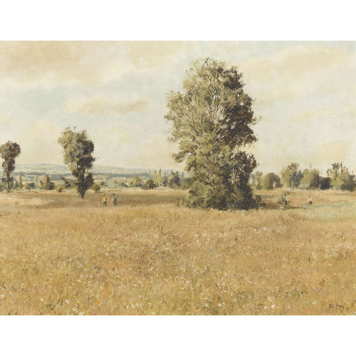 RUDOLF M�LLER : Weite sommerliche Wiesenlandschaft (DOBIASCHOFSKY AUKTIONEN AG)