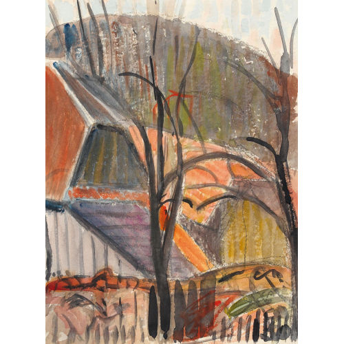 CUNO AMIET : 'H�usergruppe' (DOBIASCHOFSKY AUKTIONEN AG)