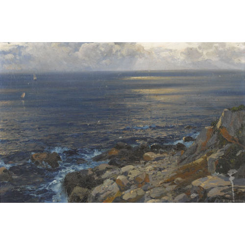 WILLY HAMACHER : 'Aufs′ weite Meer hinaus (Capri)' (DOBIASCHOFSKY AUKTIONEN AG)