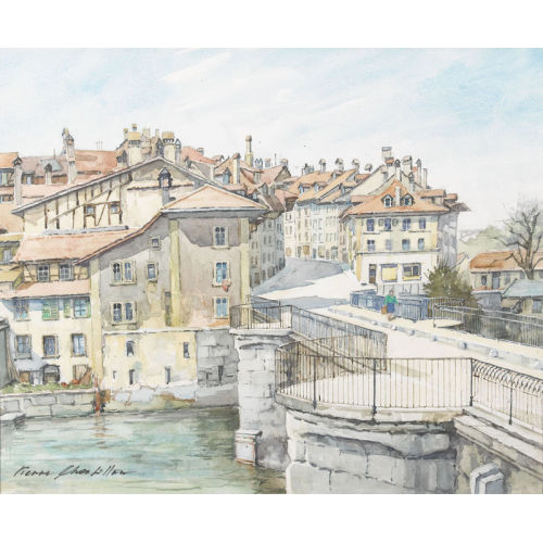 PIERRE CH�TILLON : Die Untertorbr�cke in Bern (DOBIASCHOFSKY AUKTIONEN AG)