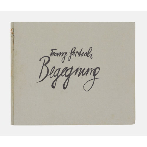FRANZ GERTSCH : 'Begegnung' (DOBIASCHOFSKY AUKTIONEN AG)