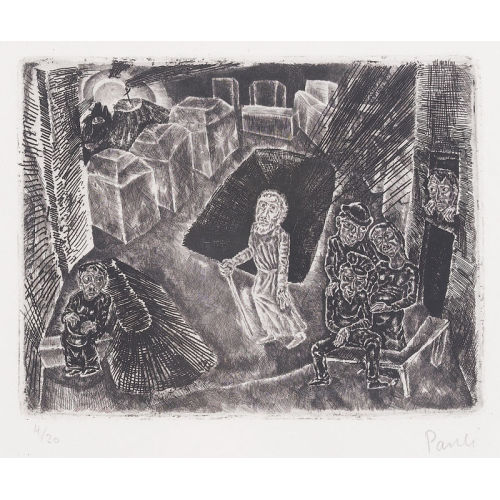 FRITZ EDUARD PAULI : 'Petrus im Nordquartier' (DOBIASCHOFSKY AUKTIONEN AG)