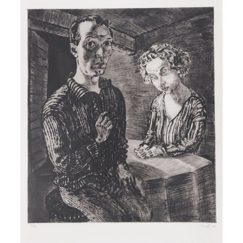 FRITZ EDUARD PAULI : 'Doppelbildnis' (DOBIASCHOFSKY AUKTIONEN AG)