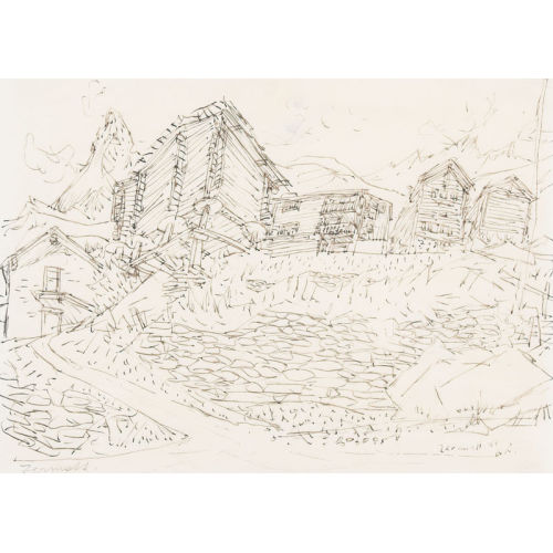 ALOIS CARIGIET : 'Zermatt' (DOBIASCHOFSKY AUKTIONEN AG)