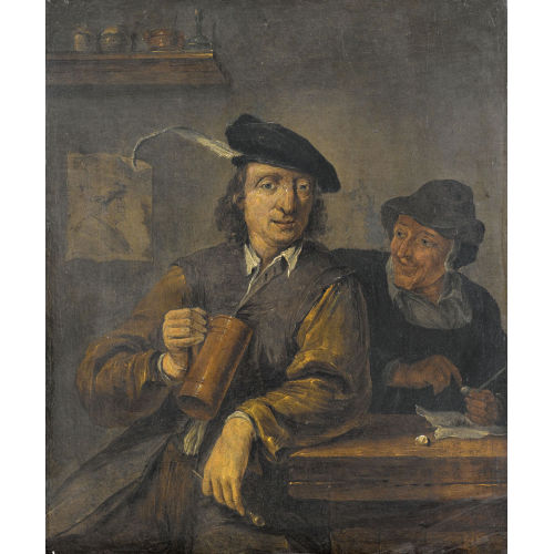 DAVID II TENIERS : Trinker in der Stube (DOBIASCHOFSKY AUKTIONEN AG)