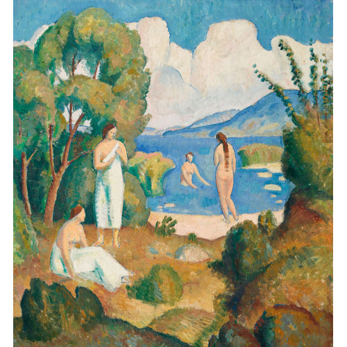 PAUL TH�OPHILE ROBERT : 'Le lac bleu' (DOBIASCHOFSKY AUKTIONEN AG)
