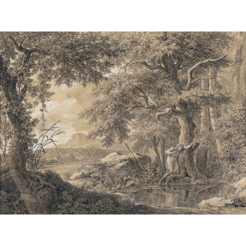 PIERRE-HENRI DE VALENCIENNES : 'Narcisse se mirant dans l′eau' (DOBIASCHOFSKY AUKTIONEN AG)