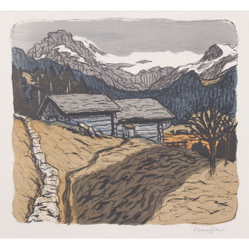 FRED STAUFFER : Auf der Alp (DOBIASCHOFSKY AUKTIONEN AG)