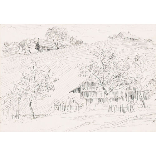 ALBERT ANKER : Emmentaler Fr�hlingslandschaft (DOBIASCHOFSKY AUKTIONEN AG)