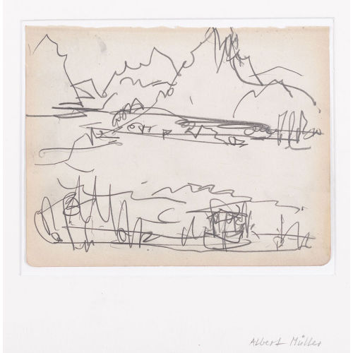 ALBERT M�LLER : Berglandschaft (DOBIASCHOFSKY AUKTIONEN AG)